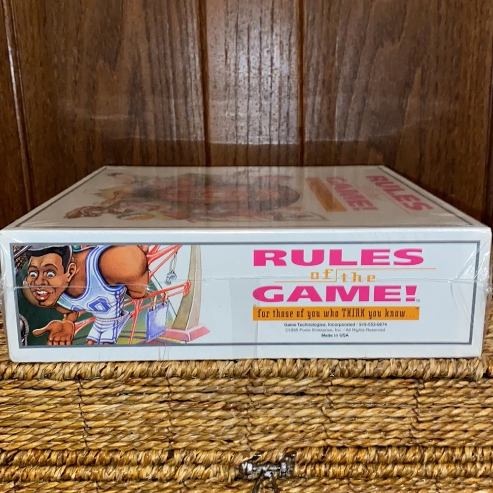 Vintage Board Game, Rules of the Game by Game Technologies Inc., 1995# NWT